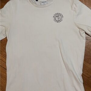 Gymshark Cream Short Sleeve Tee for Effortless Style